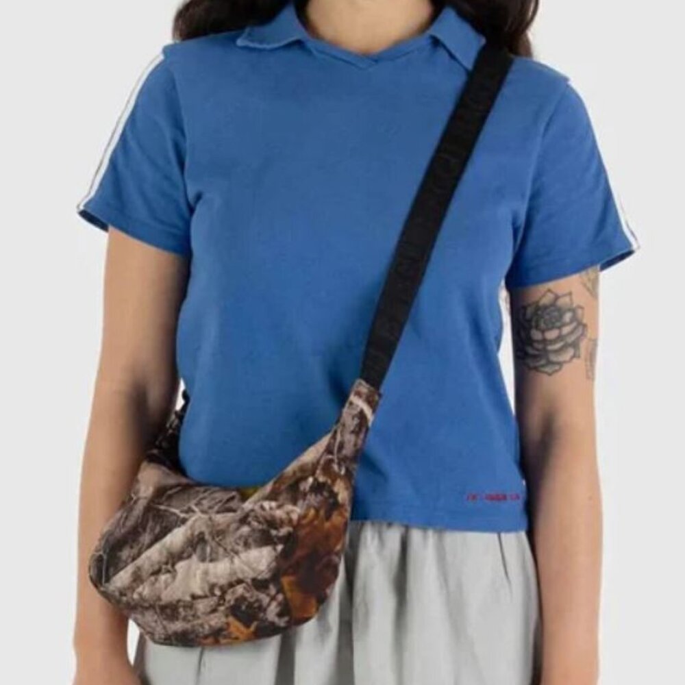 Baggu Small Crescent Photo Forest